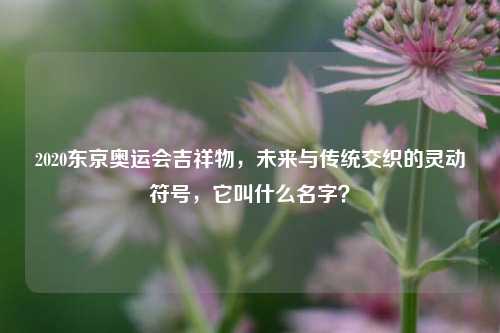 2020东京奥运会吉祥物,未来与传统交织的灵动符号,它叫什么名字?