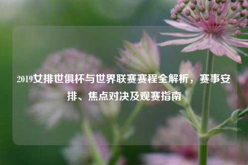 2019女排世俱杯与世界联赛赛程全解析,赛事安排、焦点对决及观赛指南