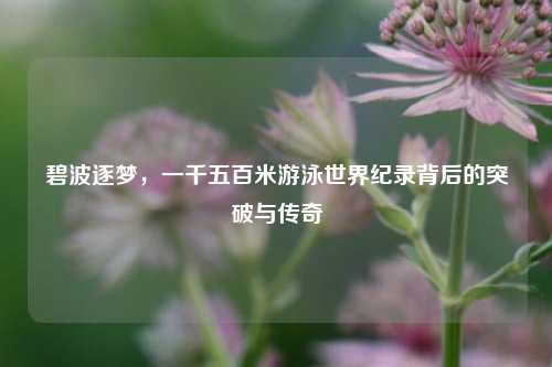 碧波逐梦,一千五百米游泳世界纪录背后的突破与传奇