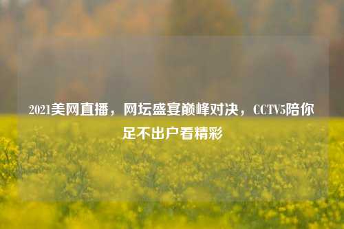 2021美网直播,网坛盛宴巅峰对决,CCTV5陪你足不出户看精彩