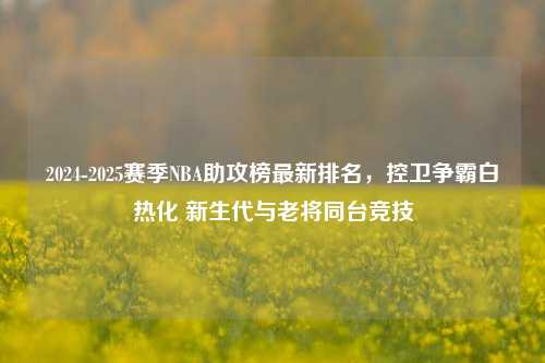 2024-2025赛季NBA助攻榜最新排名,控卫争霸白热化 新生代与老将同台竞技