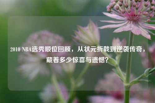 2010 NBA选秀顺位回顾,从状元折戟到逆袭传奇,藏着多少惊喜与遗憾?