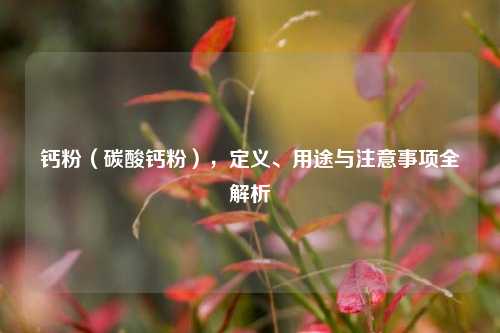 钙粉(碳酸钙粉),定义、用途与注意事项全解析