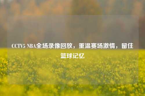 CCTV5 NBA全场录像回放,重温赛场 ,留住篮球记忆