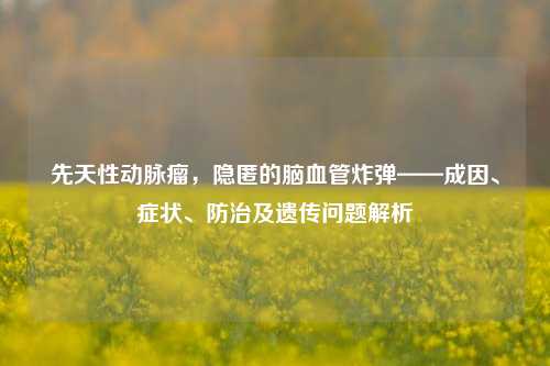 先天性动脉瘤,隐匿的脑血管炸弹——成因、症状、防治及遗传问题解析