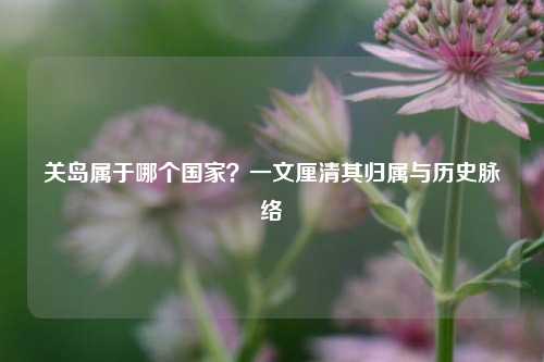 关岛属于哪个国家?一文厘清其归属与历史脉络