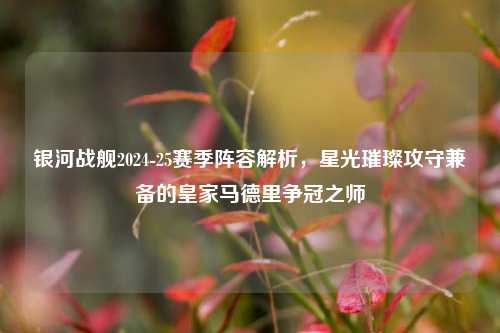 银河战舰2024-25赛季阵容解析,星光璀璨攻守兼备的皇家马德里争冠之师