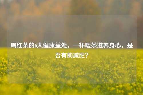 喝红茶的6大健康益处,一杯暖茶滋养身心,是否有助减肥?