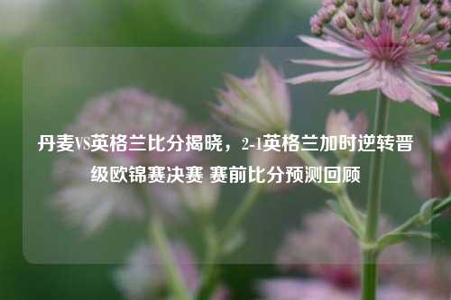 丹麦VS英格兰比分揭晓,2-1英格兰加时逆转晋级欧锦赛决赛 赛前比分预测回顾