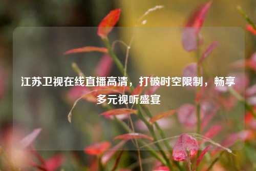 江苏卫视在线直播高清,打破时空限制,畅享多元视听盛宴