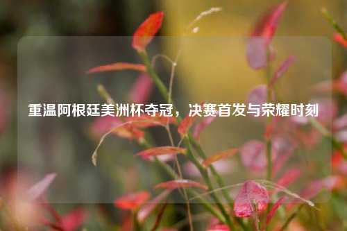 重温阿根廷美洲杯夺冠,决赛首发与荣耀时刻
