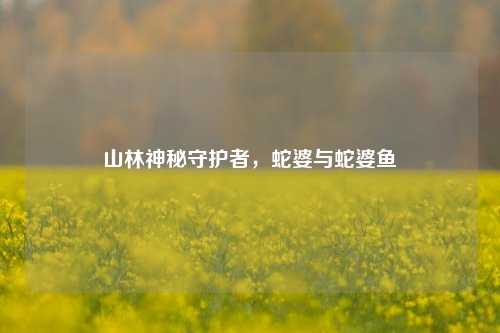 山林神秘守护者,蛇婆与蛇婆鱼