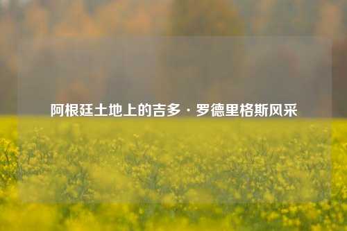 阿根廷土地上的吉多·罗德里格斯风采
