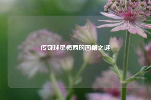 传奇球星梅西的国籍之谜