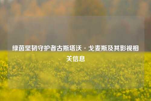 绿茵坚韧守护者古斯塔沃·戈麦斯及其影视相关信息
