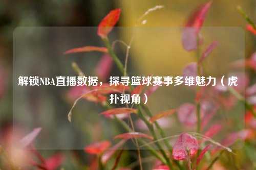 解锁NBA直播数据,探寻篮球赛事多维魅力(虎扑视角)