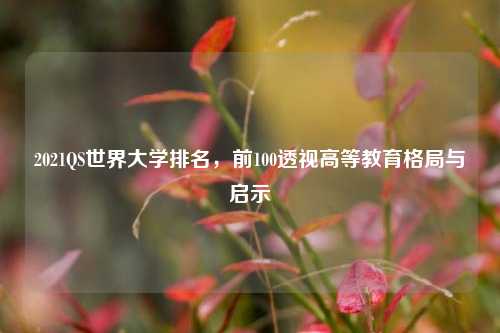 2021QS世界大学排名,前100透视高等教育格局与启示