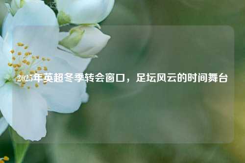 2025年英超冬季转会窗口,足坛风云的时间舞台