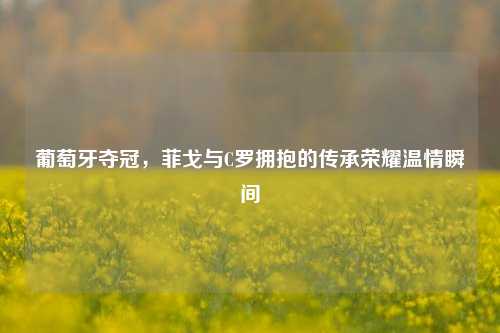 葡萄牙夺冠,菲戈与C罗拥抱的传承荣耀温情瞬间
