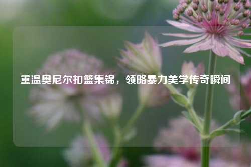 重温奥尼尔扣篮集锦,领略暴力美学传奇瞬间