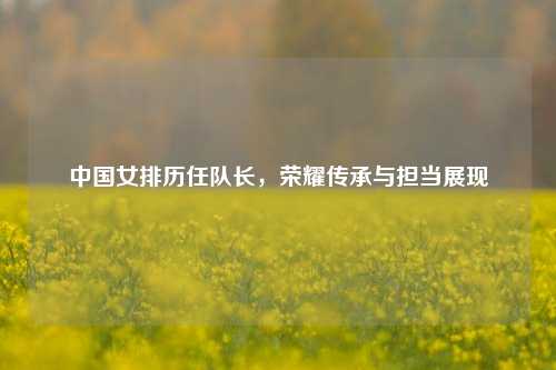 中国女排历任队长,荣耀传承与担当展现