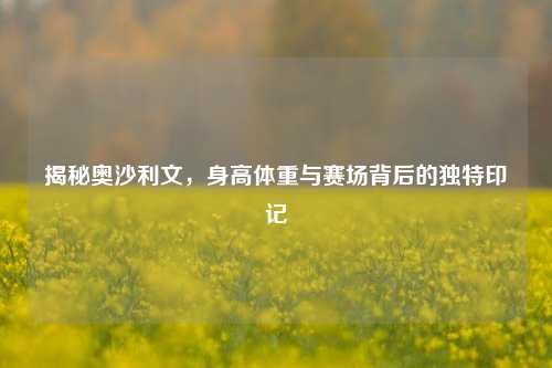 揭秘奥沙利文,身高体重与赛场背后的独特印记